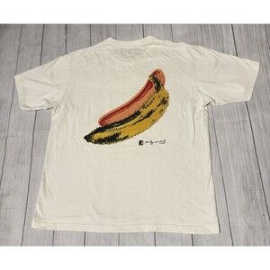 Andy Warhol x Kosuke Kawamura Banana Hot Dog Graphic Shirt Size XL Uniqlo